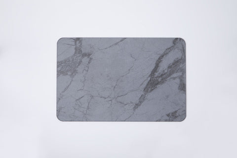 Quick-dry Stone Shower & Bath Mat |  Grey Marble