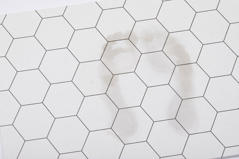 Quick-dry Stone Shower & Bath Mat | White Honeycomb