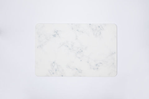 Quick-dry Stone Shower & Bath Mat | White Marble